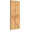 Ekena Millwork Framed Board-n-Batten Shutters w/Z-Bar, Rough Sawn Western Red Cedar, 21 1/2W x 47H, PR RBF06Z21X047RWR - alternate 3